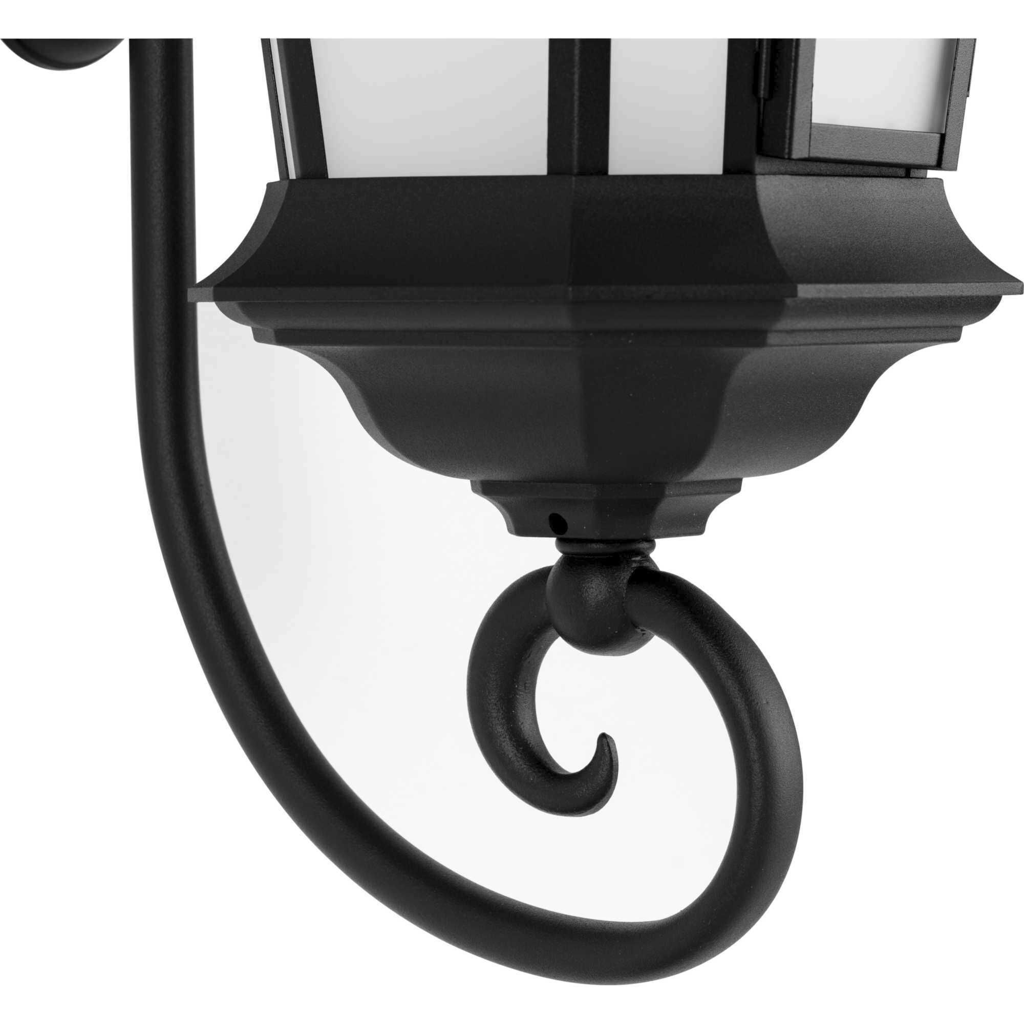 Crawford 1 Light 21 inch Textured Black Outdoor Wall Lantern, Medium