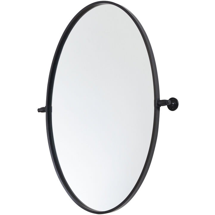 Everly 32 X 21 inch Black Mirror