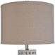 Signature 33 inch 150 watt White Glaze Table Lamp Portable Light