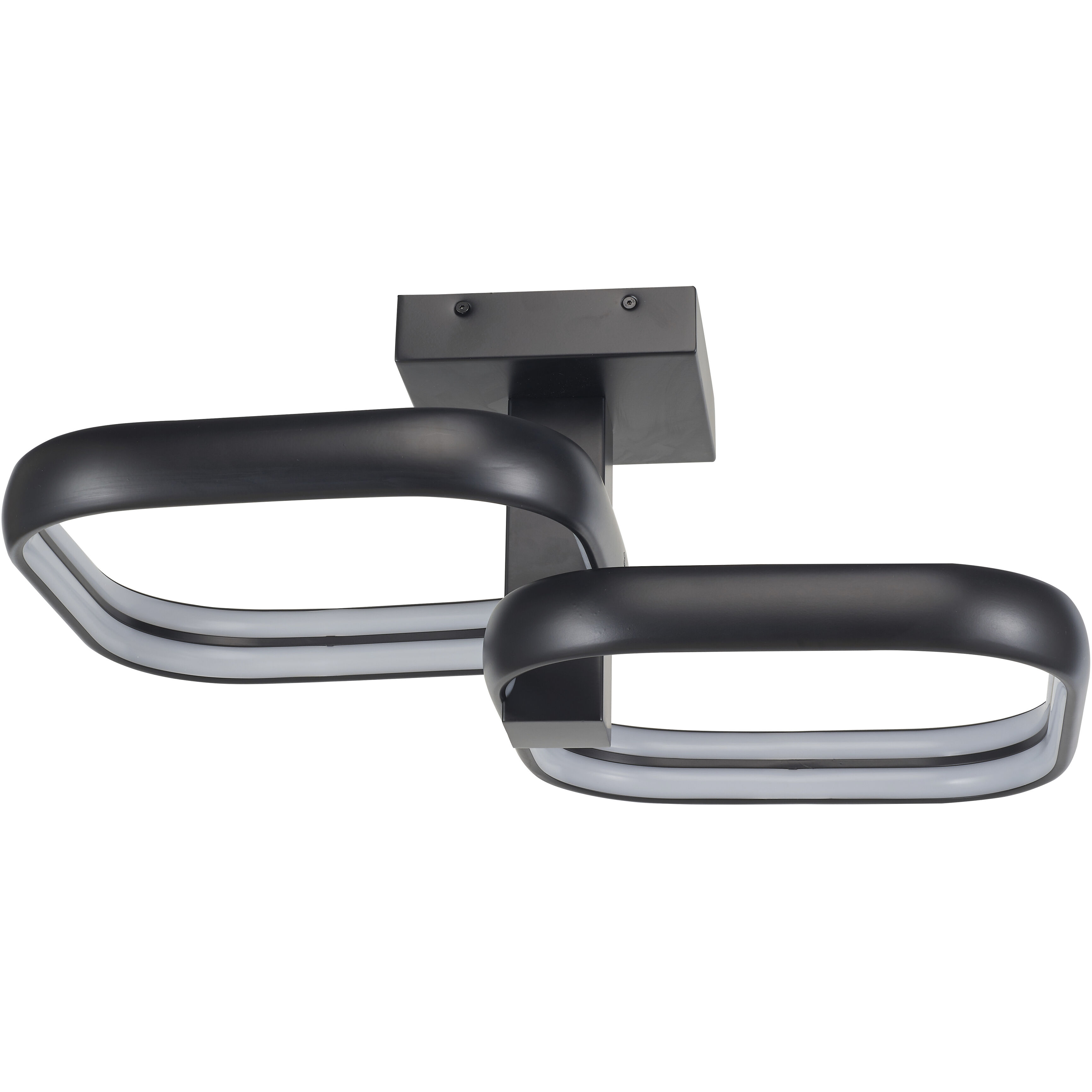 Rave LED 17 inch Matte Black Flush Mount Ceiling Light