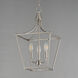 Clifton 3 Light 11.5 inch Satin Nickel Single Pendant Ceiling Light