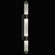 Bond Wall Sconce Wall Light in Diamond Blanket Studio Glass, Black/Silver