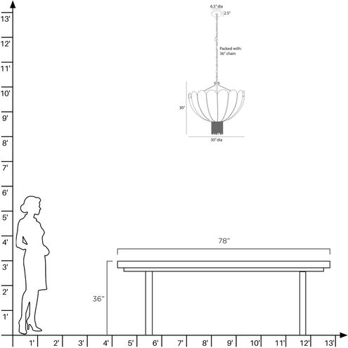 Inaya 3 Light 30 inch Antique Brass Chandelier Ceiling Light