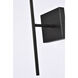 Neri 1 Light 7 inch Black Bath Sconce Wall Light