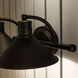 Akron 2 Light 18 inch Oil Rubbed Bronze and Matte White Bathroom Light Wall Light
