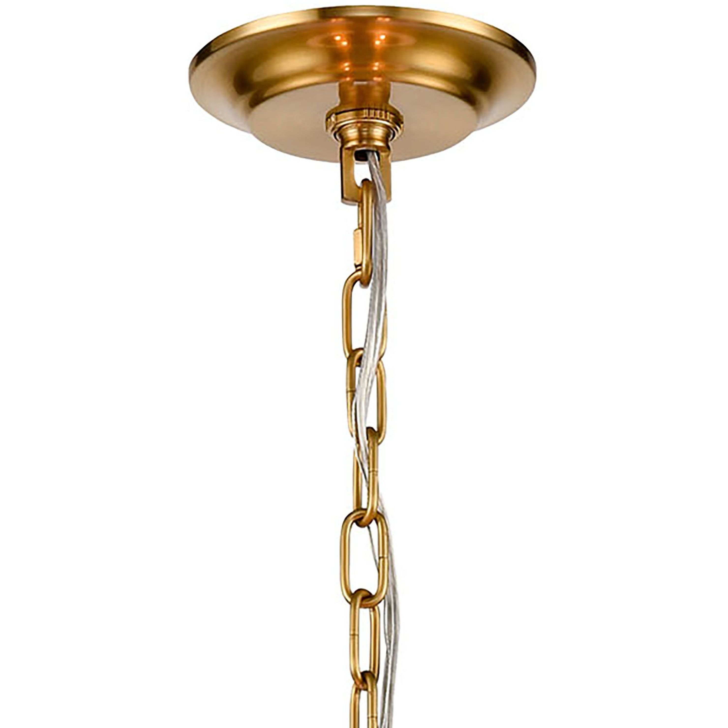 Harp Lane 4 Light 21 inch Satin Brass Chandelier Ceiling Light