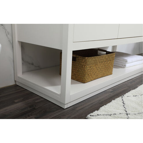 Larkin 60 X 22 X 34 inch White Vanity Sink Set