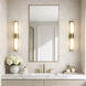 Kye 40 X 22 inch Gold Wall Mirror, Varaluz Casa