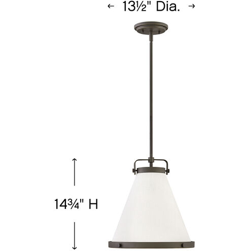 Lexi LED 14 inch Oil Rubbed Bronze Indoor Pendant Ceiling Light