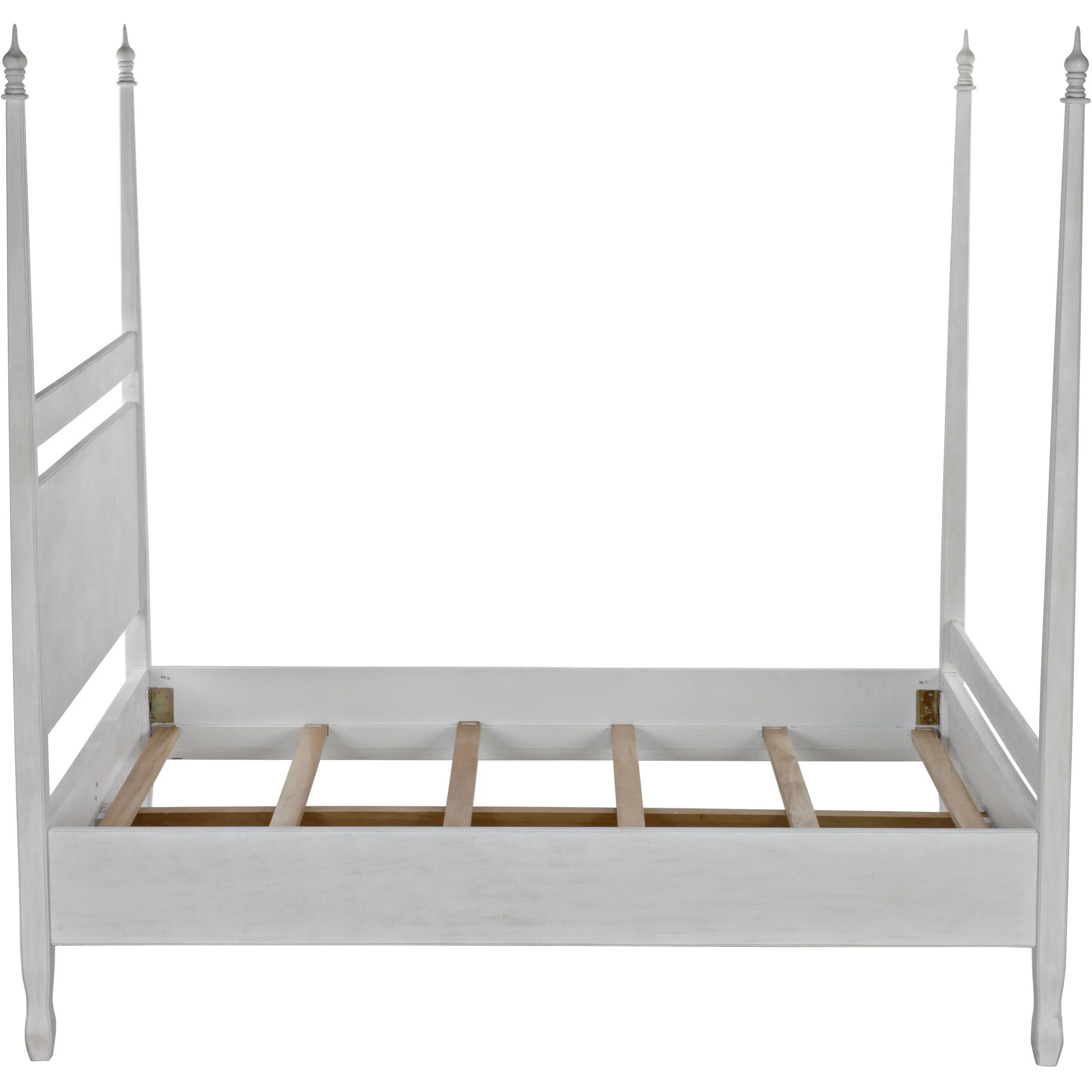 Venice White Wash Bed, Queen