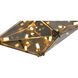 Canada 9 Light 12 inch Gold Chandelier Ceiling Light