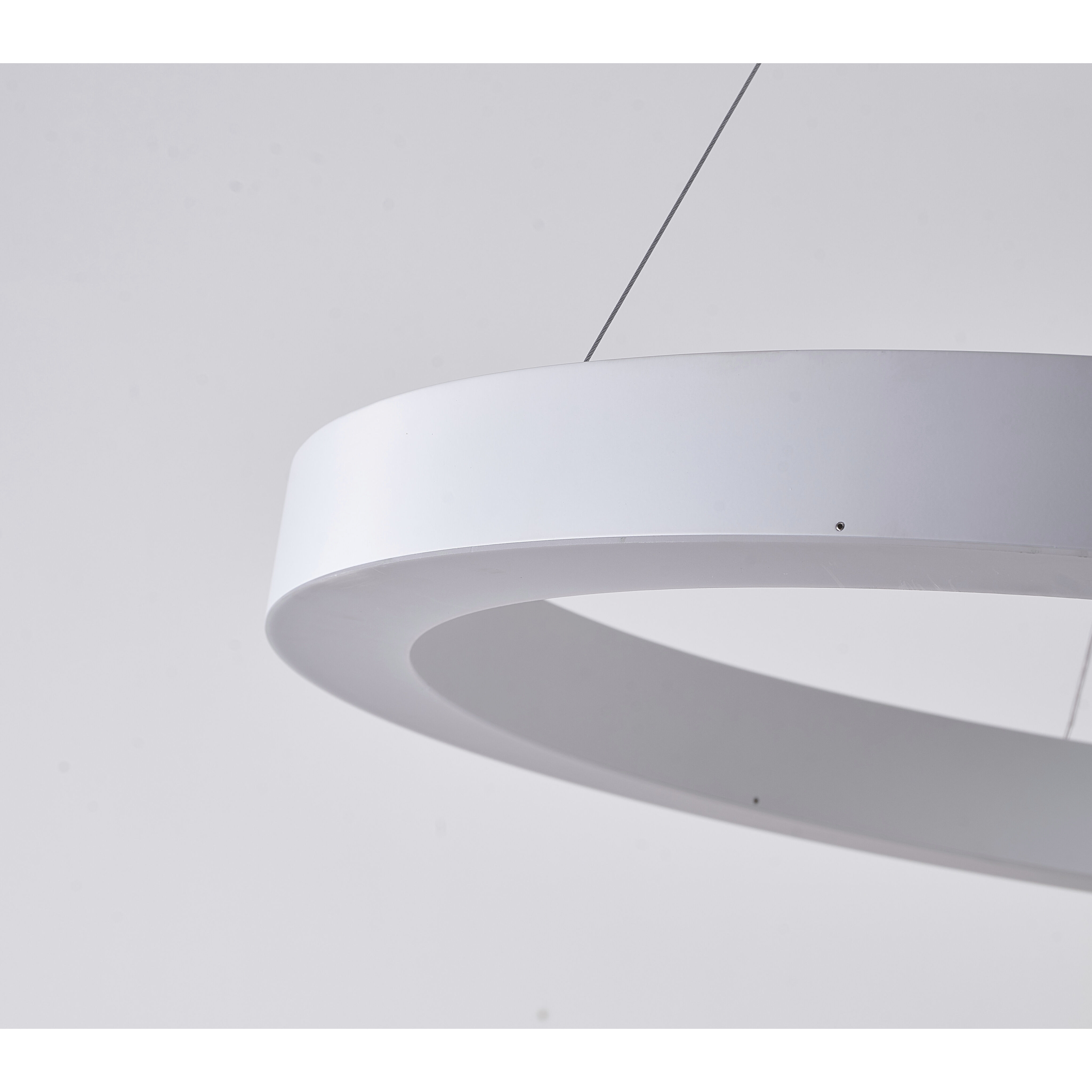 Canada LED 15.7 inch Matte White Chandelier Ceiling Light