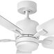 Afton 52 inch Chalk White Fan