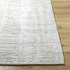 Jackie 108 X 72 inch Light Silver / Off-White Handmade Rug in 6 x 9