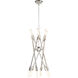 Cobra 12 Light 30.5 inch Polished Nickel Chandelier Ceiling Light, Small