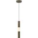 Ronda 1 Light 2 inch Weathered Brass Standard Pendant Ceiling Light