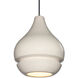 Radiance 1 Light 8 inch Dark Bronze Pendant Ceiling Light