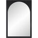Bilzen 36 X 24 inch Matte Black Wall Mirror