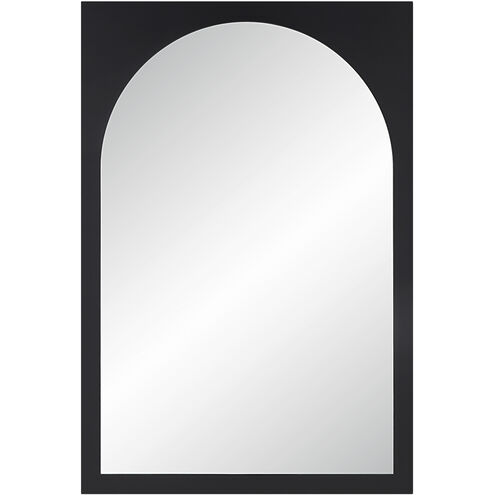 Bilzen 36 X 24 inch Matte Black Wall Mirror