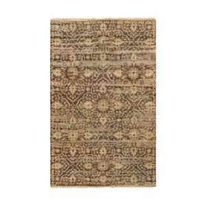 Empress 36 X 24 inch Dark Brown/Camel/Taupe/Ivory Rugs, Wool