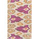 Alameda 132 X 96 inch Bright Pink, Bright Orange, Khaki, Camel Rug