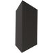 Fractal LED 14 inch Architectural Bronze Outdoor Wall Mount