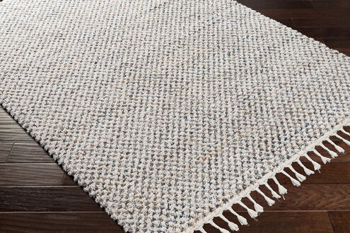 Lyon 84 X 63 inch Light Grey Rug in 5 x 8, Rectangle