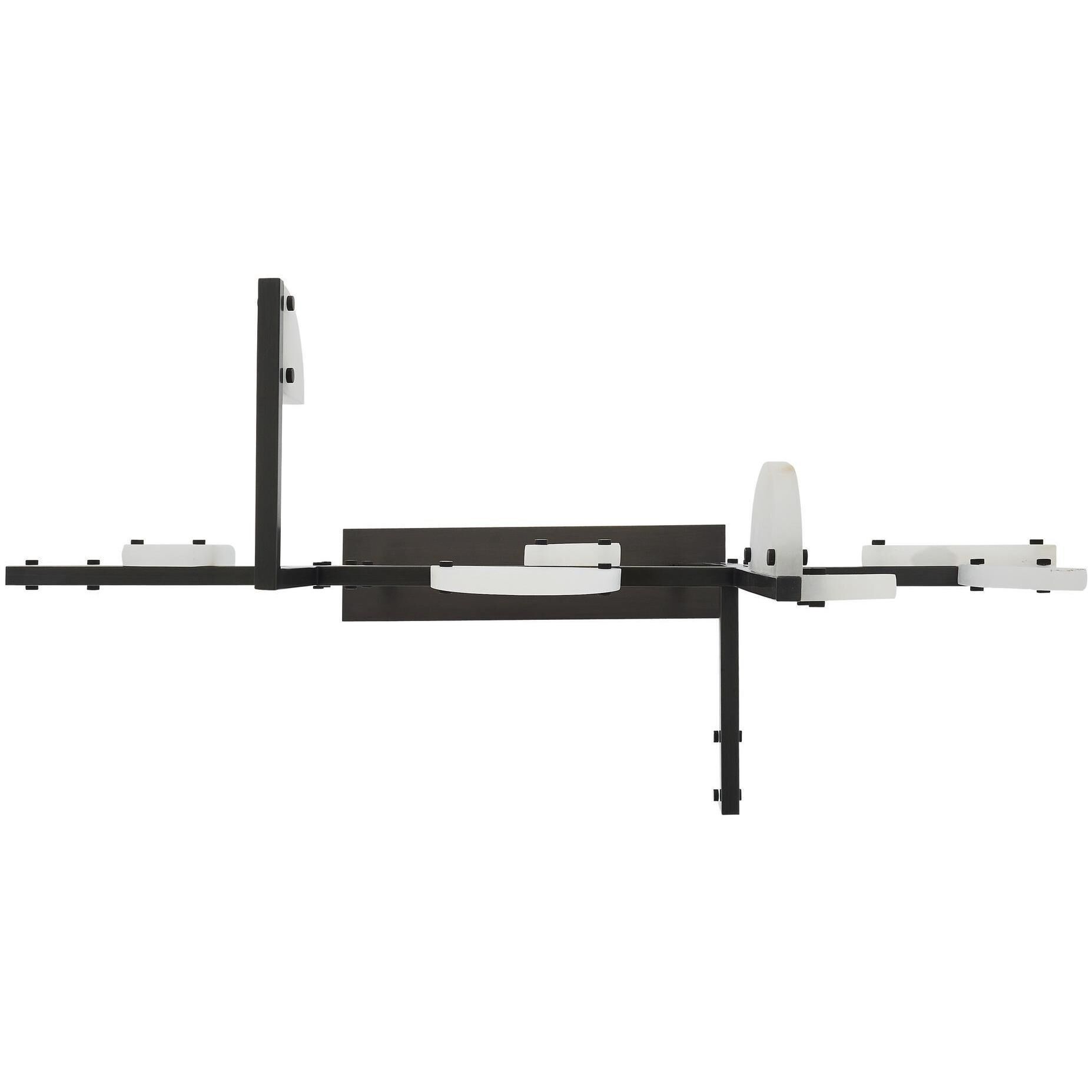 Nova 14 Light 39.5 inch English Bronze Linear Chandelier Ceiling Light