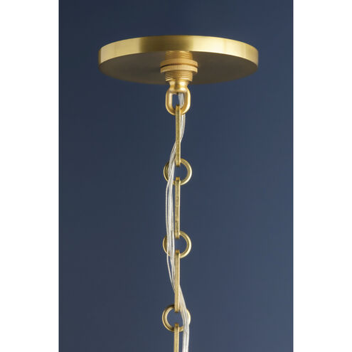 Eldridge 1 Light 14 inch Aged Brass Pendant Ceiling Light