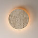 Discus LED 10.25 inch Travertine and Antique Bronze ADA Wall Sconce Wall Light