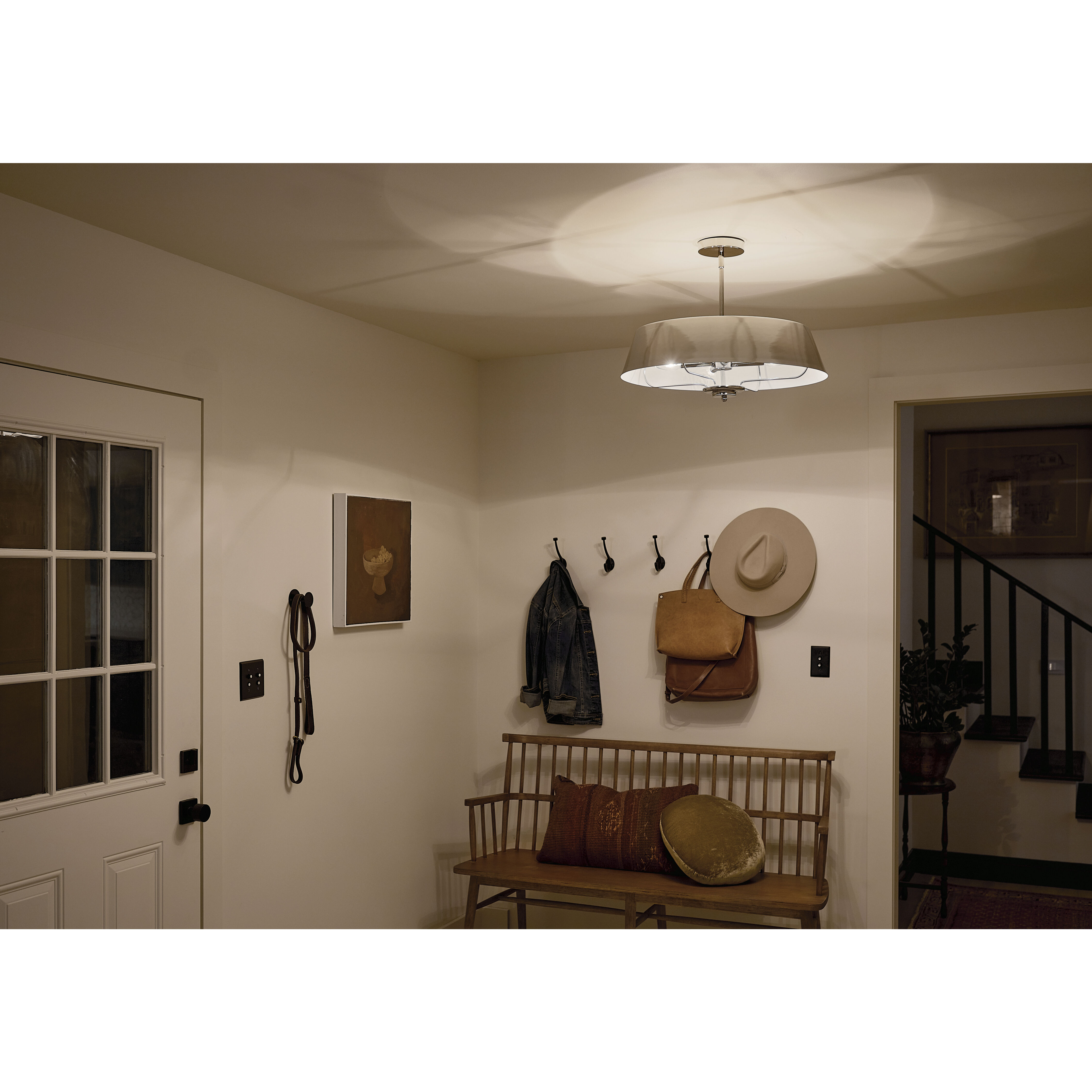 Luella 4 Light 22 inch Polished Nickel Pendant Ceiling Light