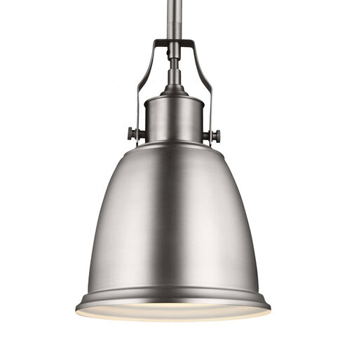 Hobson 1 Light 7.5 inch Satin Nickel Pendant Ceiling Light, Small