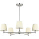 Vilera LED 33.25 inch Brushed Nickel Chandelier Ceiling Light
