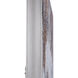 White Lilies Grey and Rust Red and and Gold Metallic Multi-color and Painted Wall Art