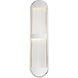 Palais LED 5.63 inch Polished Nickel ADA Wall/Ceiling Light Wall Light
