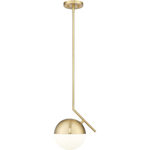 Realm Sphere 1 Light 10.75 inch Modern Gold Pendant Ceiling Light