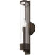 Castleton 1 Light 5 inch Bronze Single Sconce Wall Light, Tall
