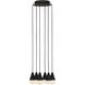 Sean Lavin Cupola 6 Light 10.5 inch Nightshade Black Chandelier Ceiling Light
