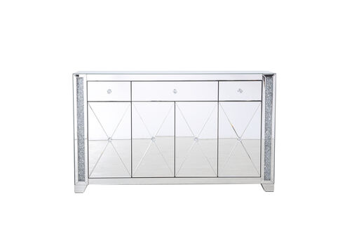 Modern 60 X 14 inch Clear Credenza