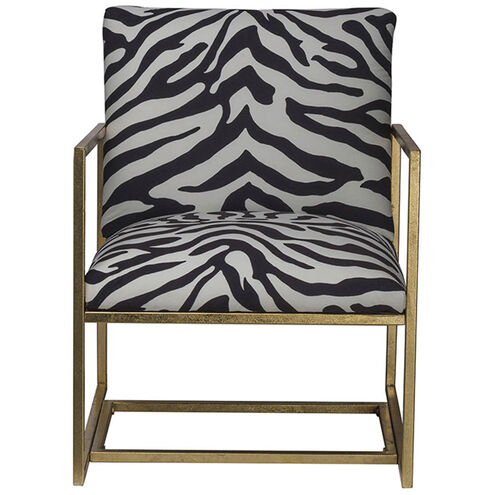 Zebra Gold Armchair