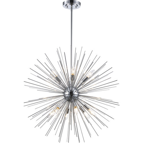 Collina 12 Light 29 inch Polished Chrome Pendant Ceiling Light