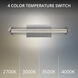 Boulevard LED 18 inch Brushed Nickel Bath Vanity & Wall Light in 4000K, dweLED