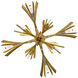 Vida LED 36 inch Burnished Gold Chandelier Ceiling Light