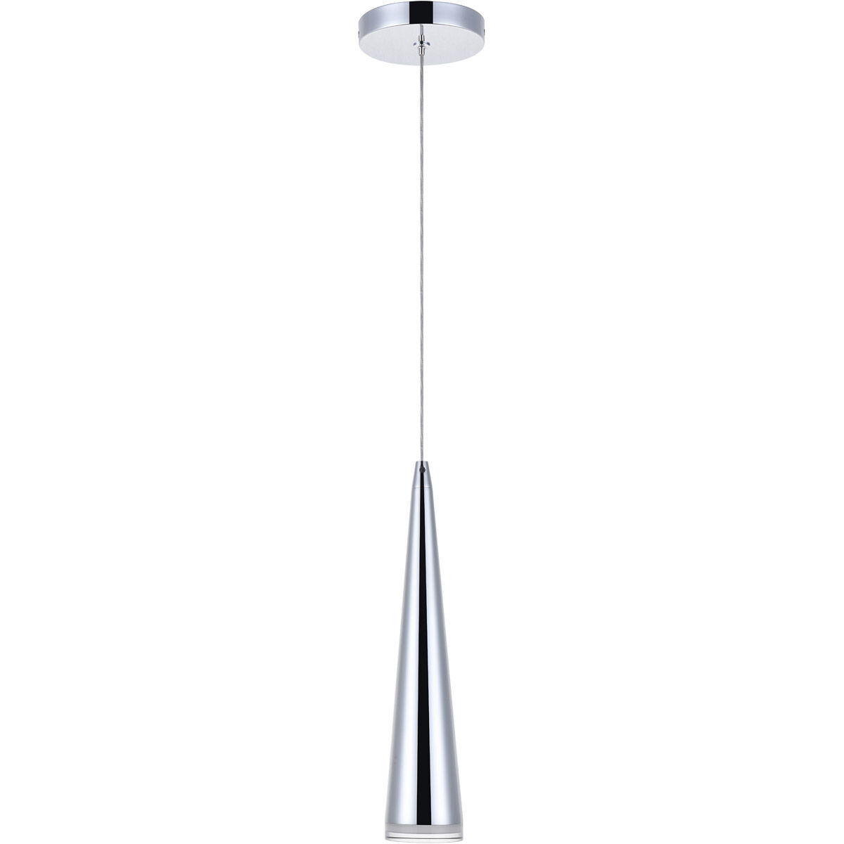 Fantasia LED 4.72 inch Chrome Pendant Ceiling Light