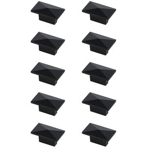Perry Matte Black Hardware Cabinet Knob, Set of 10