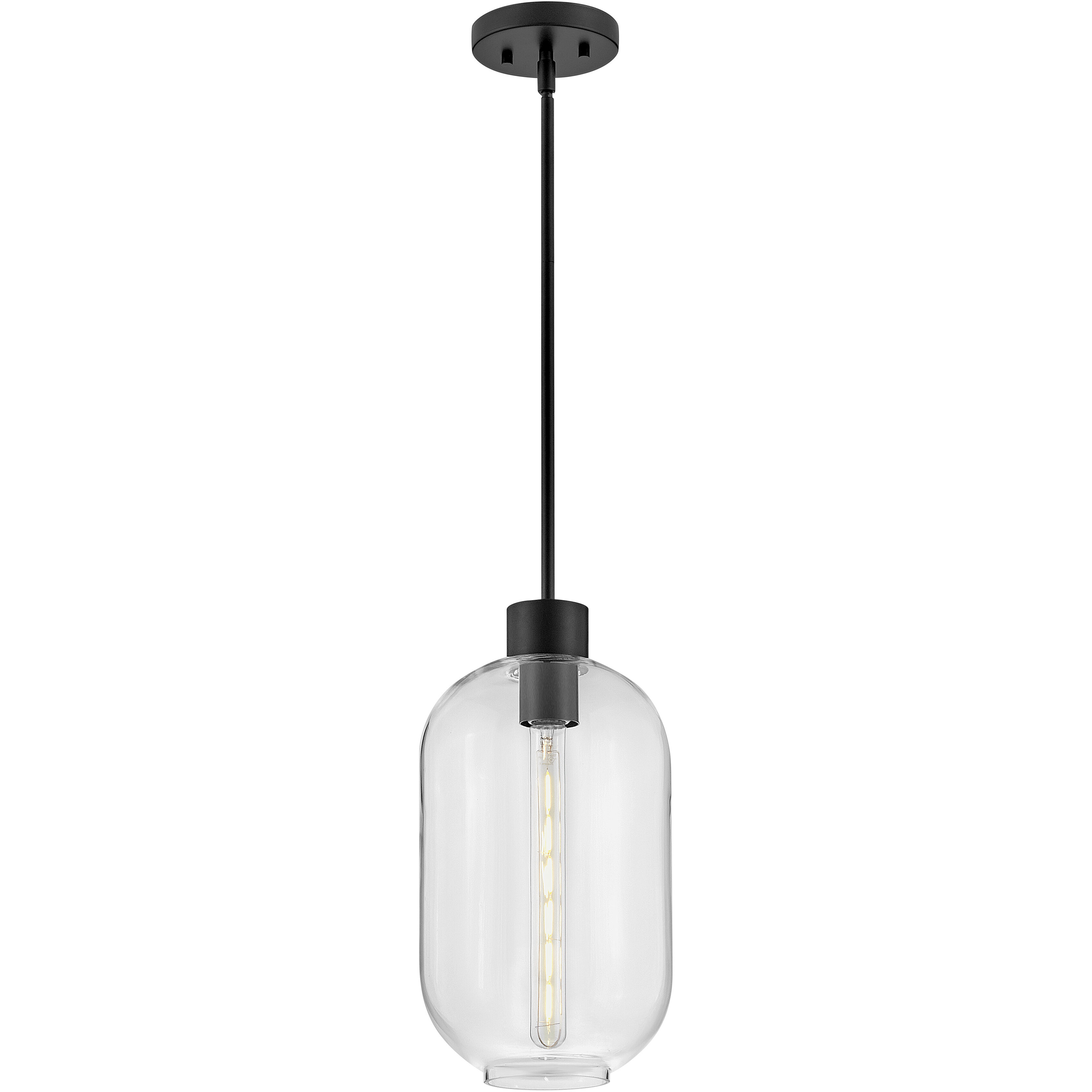 Greer LED 8.5 inch Black Pendant Ceiling Light