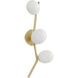 Hampton Wall Sconce Wall Light in White Glass