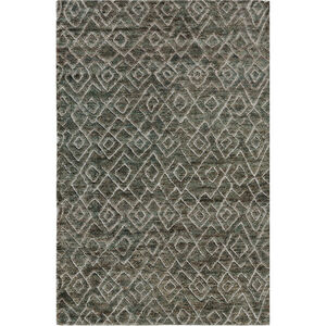 Papyrus 96 X 60 inch Black and Brown Area Rug, Jute and Wool