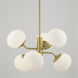 Estee 6 Light 28 inch Aged Brass Chandelier Ceiling Light