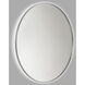 Cadre 36 X 36 inch Brushed Nickel Backlit Wall Mirror